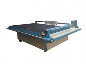 Manual glass cutting table