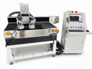 Automatic CNC Glass Grinding Machine for control panel touch screen glass processing
