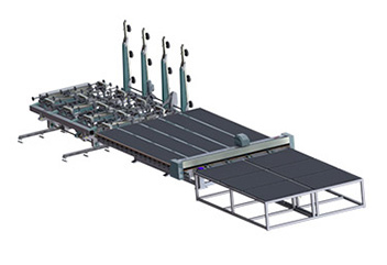 CNC glass cutting line